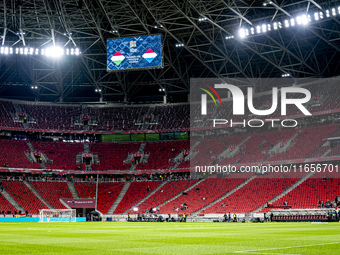 The stadium overview during the match between Hungary and the Netherlands at the Puskas Arena for the UEFA Nations League season 2024-2025 i...