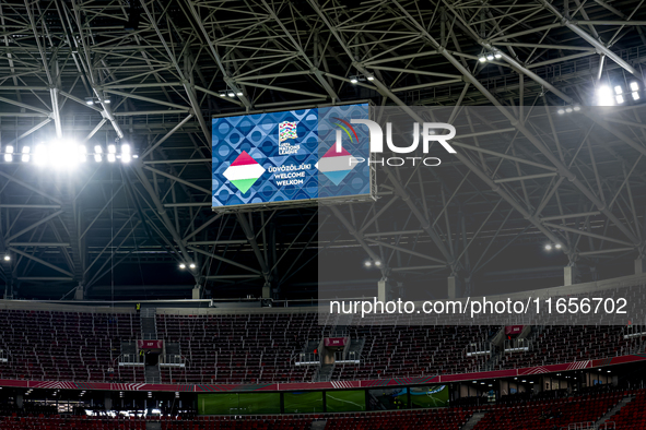 During the match between Hungary and the Netherlands at the Puskas Arena for the UEFA Nations League season 2024-2025 in Budapest, Hungary,...