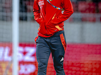 Players of Hungary arrive at the pitch before the match between Hungary and the Netherlands at the Puskas Arena for the UEFA Nations League...