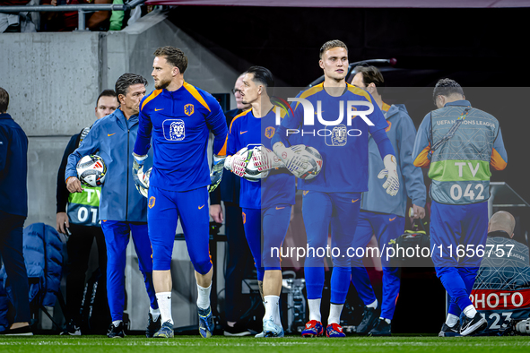 During the match between Hungary and the Netherlands at the Puskas Arena for the UEFA Nations League season 2024-2025 in Budapest, Hungary,...