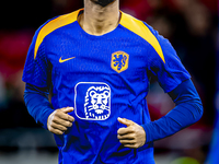 Netherlands midfielder Ryan Gravenberch plays during the match between Hungary and the Netherlands at the Puskas Arena for the UEFA Nations...