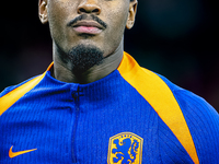 Netherlands defender Jorrel Hato plays during the match between Hungary and the Netherlands at the Puskas Arena for the UEFA Nations League...