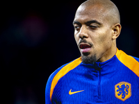 Netherlands forward Donyell Malen plays during the match between Hungary and the Netherlands at the Puskas Arena for the UEFA Nations League...