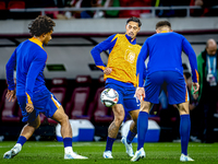 Netherlands midfielder Tijani Reijnders plays during the match between Hungary and the Netherlands at the Puskas Arena for the UEFA Nations...