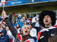 Georgia fans  during the  UEFA Nations League 2024 League B Group B1 match between Ukraine and Georgia , at the Poznan Arena in Poznan, Pola...