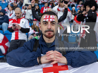 Georgia fans  during the  UEFA Nations League 2024 League B Group B1 match between Ukraine and Georgia , at the Poznan Arena in Poznan, Pola...