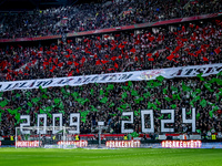 The atmosphere in the stadium during the match between Hungary and the Netherlands at the Puskas Arena for the UEFA Nations League season 20...