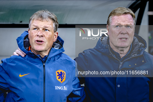 Netherlands trainer Ronald Koeman is present during the match between Hungary and the Netherlands at the Puskas Arena for the UEFA Nations L...