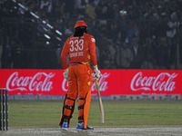 Chris Gayle of Gujarat Greats is pictured during the Legends League Cricket T20 match between Gujarat Greats and Konark Suryas Odisha at the...