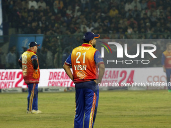 Yusuf Pathan of Konark Suryas Odisha is pictured during the Legends League Cricket T20 match between Gujarat Greats and Konark Suryas Odisha...