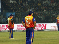 Yusuf Pathan of Konark Suryas Odisha is pictured during the Legends League Cricket T20 match between Gujarat Greats and Konark Suryas Odisha...