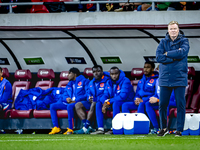 Netherlands trainer Ronald Koeman is present during the match between Hungary and the Netherlands at the Puskas Arena for the UEFA Nations L...