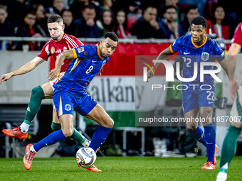 Netherlands midfielder Ryan Gravenberch plays during the match between Hungary and the Netherlands at the Puskas Arena for the UEFA Nations...