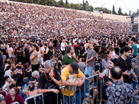 More than 45,000 people attend the concert to raise funds for legal expenses related to the case of the Tempe incident and in memory of the...