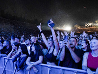 More than 45,000 people attend the concert to raise funds for legal expenses related to the case of the Tempe incident and in memory of the...