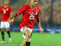 Ahmed Elsayed Zizo, a player of the Egyptian national team, reacts during an Africa Cup of Nations qualifying match between Egypt and Maurit...