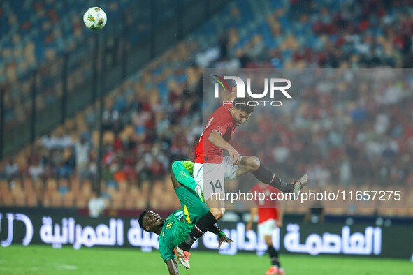 Hamdy Fathi, a player of the Egyptian national team, is in action during an Africa Cup of Nations qualifying match between Egypt and Maurita...