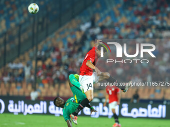 Hamdy Fathi, a player of the Egyptian national team, is in action during an Africa Cup of Nations qualifying match between Egypt and Maurita...