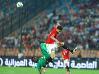 Hamdy Fathi, a player of the Egyptian national team, is in action during an Africa Cup of Nations qualifying match between Egypt and Maurita...