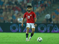 Marwan Attia, a player of the Egyptian national team, is in action during an Africa Cup of Nations qualifying match between Egypt and Maurit...