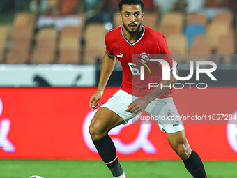 Mohamed Abdelmoniem, a player of the Egyptian national team, is in action during an Africa Cup of Nations qualifying match between Egypt and...