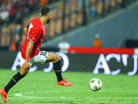 Mohamed Salah, player of the Egyptian national team, is in action during an Africa Cup of Nations qualifying match between Egypt and Maurita...