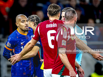 Netherlands forward Donyell Malen plays during the match between Hungary and the Netherlands at the Puskas Arena for the UEFA Nations League...