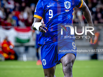 Netherlands forward Brian Brobbey plays during the match between Hungary and the Netherlands at the Puskas Arena for the UEFA Nations League...