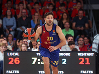 Nicolas Laprovittola plays during the match between FC Barcelona and Alba Berlin, corresponding to week 2 of the Turkish Airlines Euroleague...