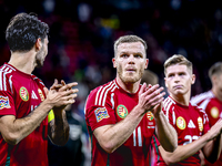 Hungary midfielder Daniel Gera plays during the match between Hungary and the Netherlands at the Puskas Arena for the UEFA Nations League se...