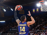 Willy Hernangomez plays during the match between FC Barcelona and Alba Berlin, corresponding to week 2 of the Turkish Airlines Euroleague, a...