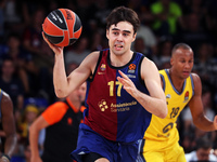 Juan Nunez plays during the match between FC Barcelona and Alba Berlin, corresponding to week 2 of the Turkish Airlines Euroleague, at the P...