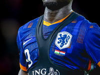 Netherlands forward Brian Brobbey plays during the match between Hungary and the Netherlands at the Puskas Arena for the UEFA Nations League...