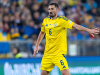 Ivan Kaliuzhnyi is playing during the  UEFA Nations League 2024 League B Group B1 match between Ukraine and Georgia , at the Poznan Arena in...