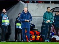 Netherlands trainer Ronald Koeman is present during the match between Hungary and the Netherlands at the Puskas Arena for the UEFA Nations L...