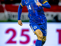 Netherlands midfielder Tijani Reijnders plays during the match between Hungary and the Netherlands at the Puskas Arena for the UEFA Nations...