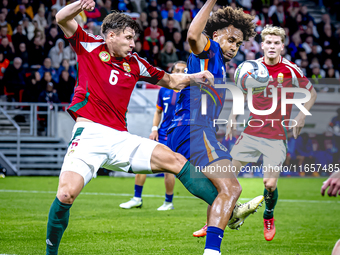 During the match between Hungary and the Netherlands at the Puskas Arena for the UEFA Nations League season 2024-2025 in Budapest, Hungary,...