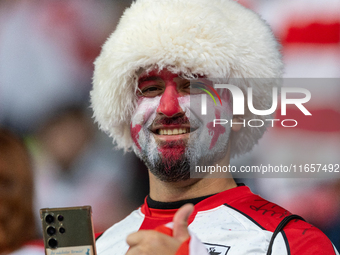 Georgia fan  during the  UEFA Nations League 2024 League B Group B1 match between Ukraine and Georgia , at the Poznan Arena in Poznan, Polan...