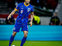 Netherlands midfielder Ryan Gravenberch plays during the match between Hungary and the Netherlands at the Puskas Arena for the UEFA Nations...