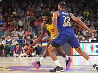 Trevion Williams and Jabari Parker play during the match between FC Barcelona and Alba Berlin, corresponding to week 2 of the Turkish Airlin...