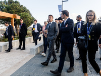 President of France Emmanuel Macron is seen during the summit in Paphos, Cyprus, on October 11, 2024. The 11th Summit of the Southern EU Cou...