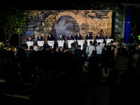 Heads of State and Government gather for the press conference in Paphos, Cyprus, on October 11, 2024. The 11th Summit of the Southern EU Cou...