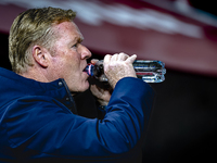 Netherlands trainer Ronald Koeman is present during the match between Hungary and the Netherlands at the Puskas Arena for the UEFA Nations L...