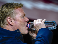 Netherlands trainer Ronald Koeman is present during the match between Hungary and the Netherlands at the Puskas Arena for the UEFA Nations L...