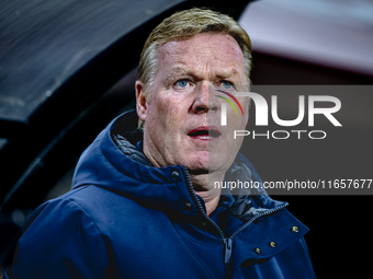 Netherlands trainer Ronald Koeman is present during the match between Hungary and the Netherlands at the Puskas Arena for the UEFA Nations L...