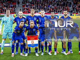 During the match between Hungary and the Netherlands at the Puskas Arena for the UEFA Nations League season 2024-2025 in Budapest, Hungary,...