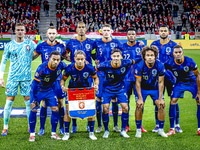 During the match between Hungary and the Netherlands at the Puskas Arena for the UEFA Nations League season 2024-2025 in Budapest, Hungary,...