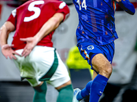 Netherlands midfielder Tijani Reijnders plays during the match between Hungary and the Netherlands at the Puskas Arena for the UEFA Nations...