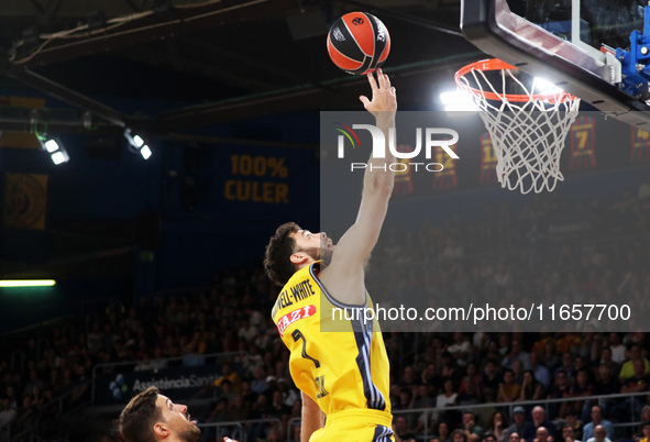 Will McDowell-White plays during the match between FC Barcelona and Alba Berlin, corresponding to week 2 of the Turkish Airlines Euroleague,...