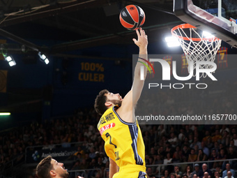 Will McDowell-White plays during the match between FC Barcelona and Alba Berlin, corresponding to week 2 of the Turkish Airlines Euroleague,...